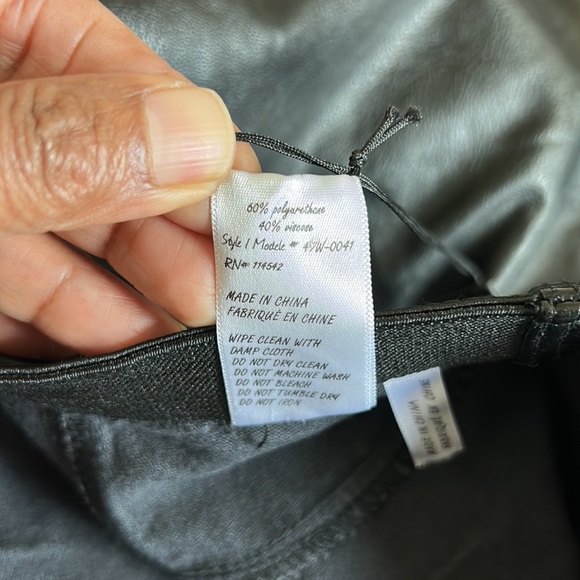 BLANK NYC LEATHER MAXI SKIRT SIZE 24 NWT - Picture 9 of 9